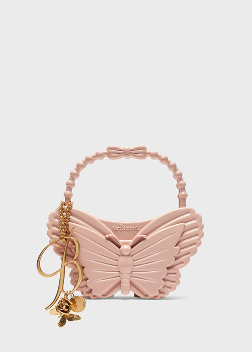 BUTTERFLY-SHAPED BAG DESIGNED IN COLLABORATION WITH FORBITCHES