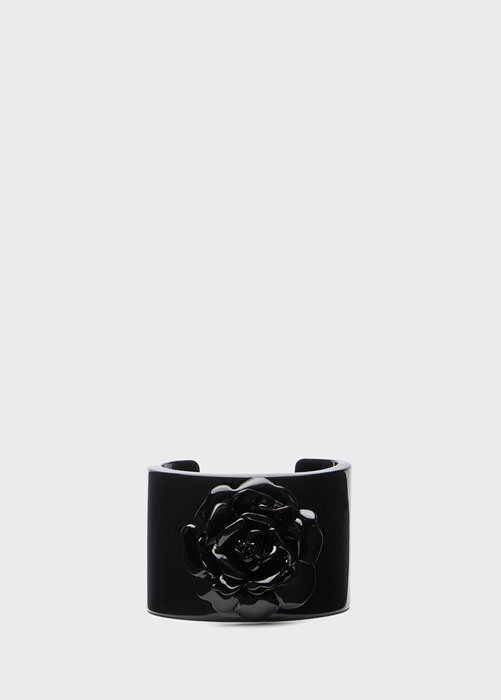 Tube bracelet with rose