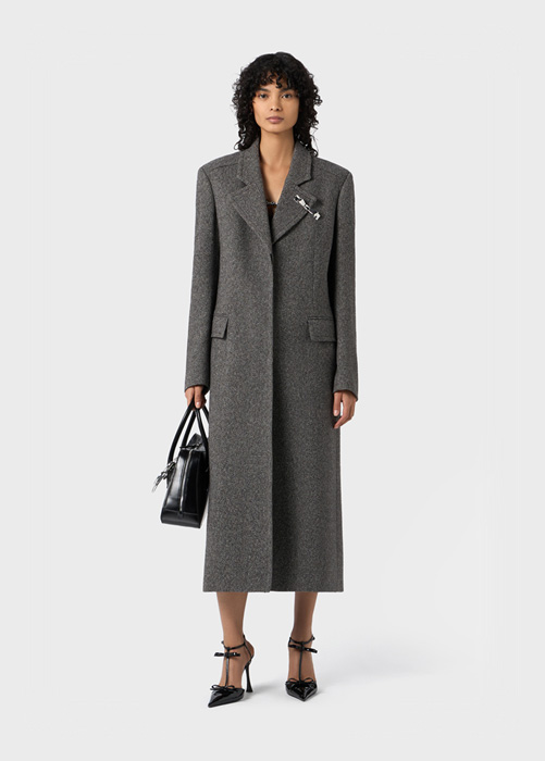 MIDI COAT IN WOOL FELT