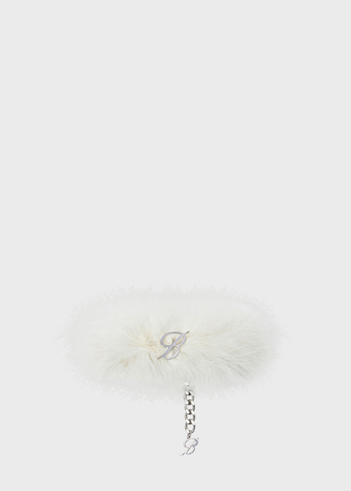 CHOKER WITH MARABOU FEATHERS