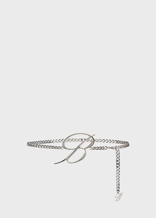 BELT IN METAL WITH B MONOGRAM