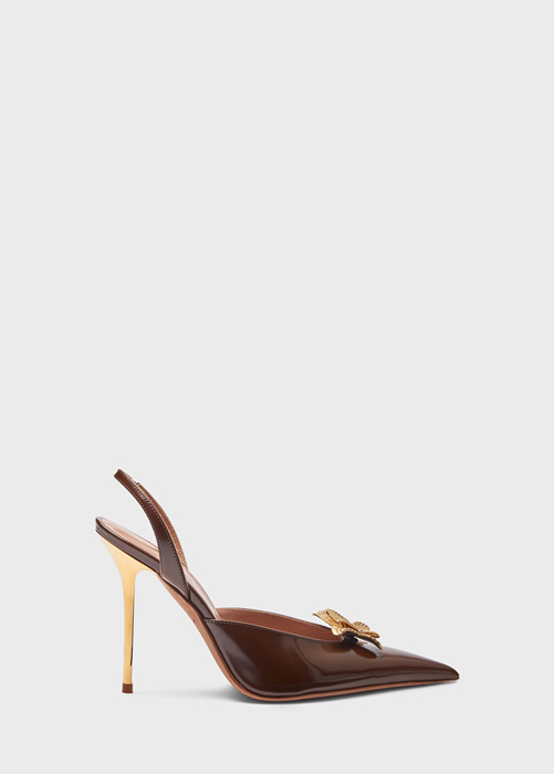 SLING BACK PUMPS WITH BUTTERFLY