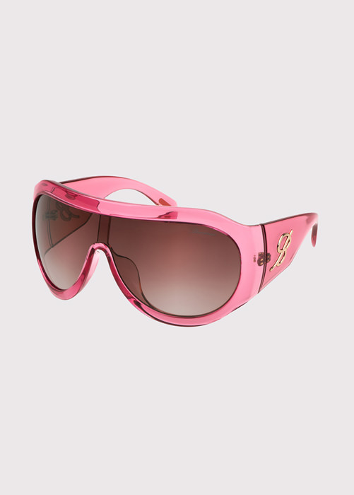 ACETATE MASK SUNGLASSES STYLE SPORTING A WRAPROUND SHAPE