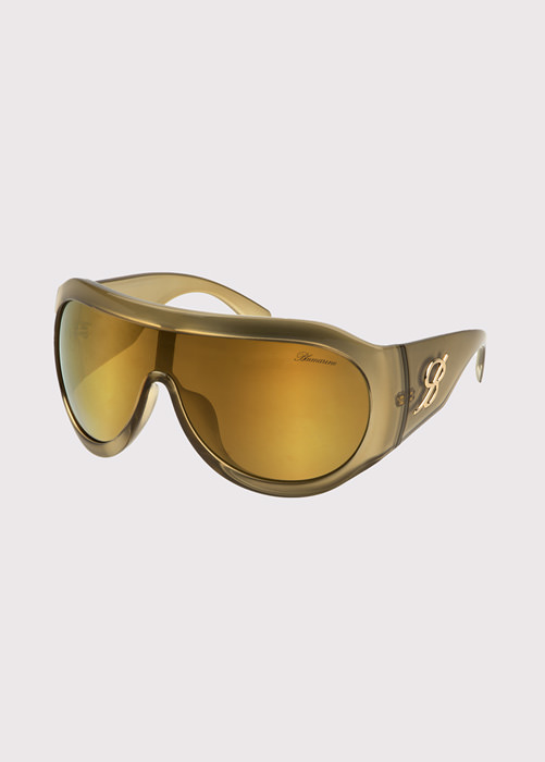 ACETATE MASK SUNGLASSES STYLE SPORTING A WRAPROUND SHAPE