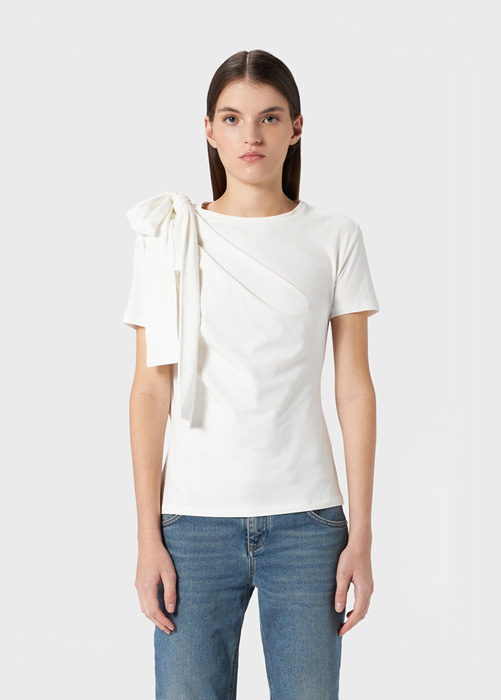 JERSEY T-SHIRT WITH BOW