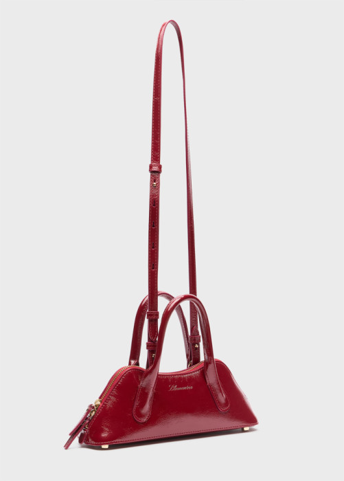 KISS ME MINI BAG IN PATENT LEATHER WITH B MONOGRAM