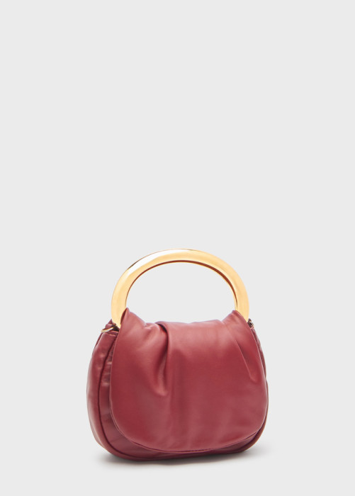 MINI RING BAG IN NAPA LEATHER