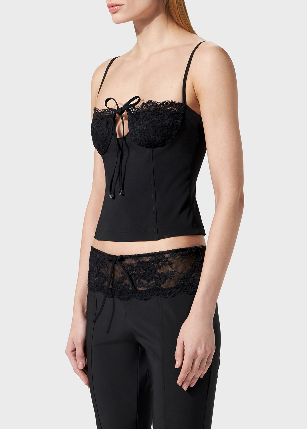 Top with lace insert | Blumarine